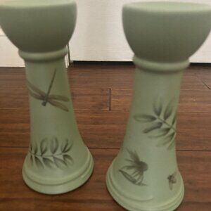 Pfaltzgraff Naturewood Candle stick set